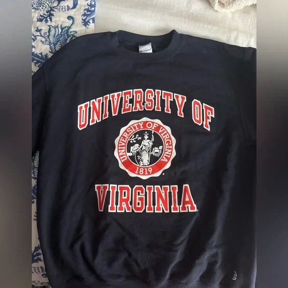 UVA navy crewneck sweatshirt - Picture 2 of 3